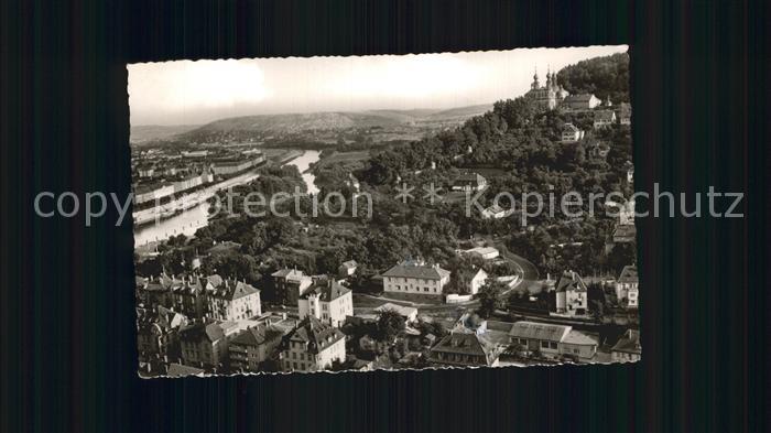 WueRZBURG Bayern Blick von der Festung Marienberg zum Kaepple in das Maintal