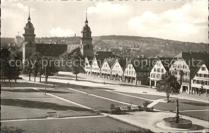 FREUDENSTADT BW Marktplatz vor der Zerstoerung