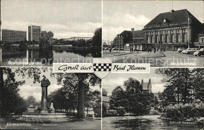 Bad Hamm Hauptbahnhof Oberlandesgericht Baerenbrunnen Schloss Hessen