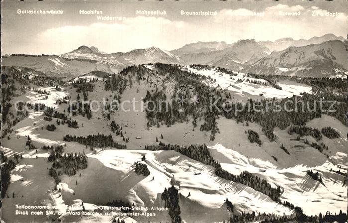 Oberstaufen Oberallgaeu Bayern Panorama