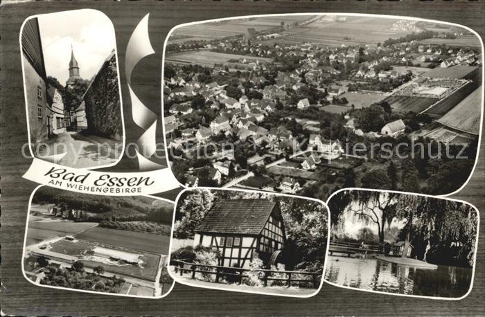 Bad Essen Fliegeraufnahme Teich Wassermuehle