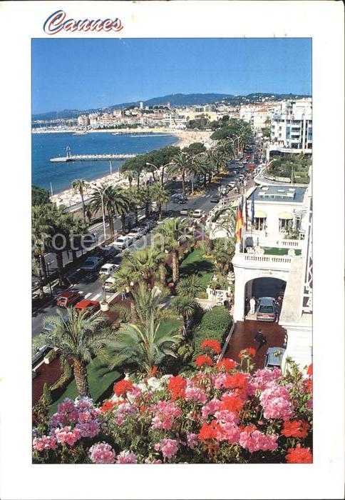 Cannes Alpes-Maritimes Blick auf die Promenade