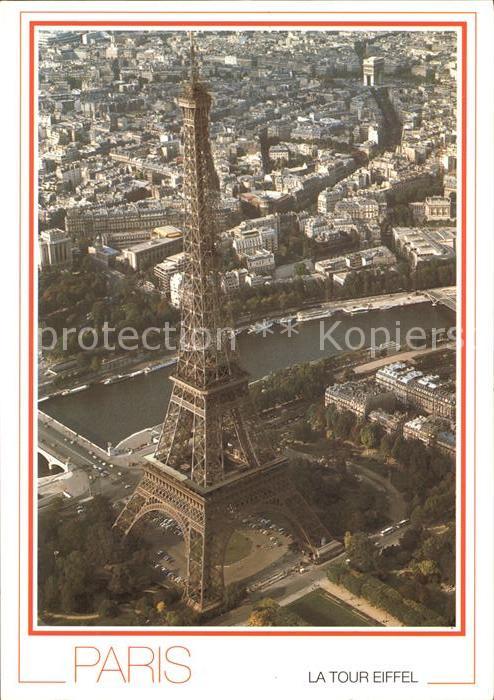 Paris Fliegeraufnahme Eiffelturm