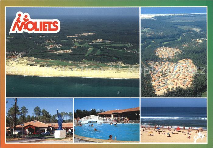 Moliets Plage Fliegeraufnahme Green Park Schwimmbecke
