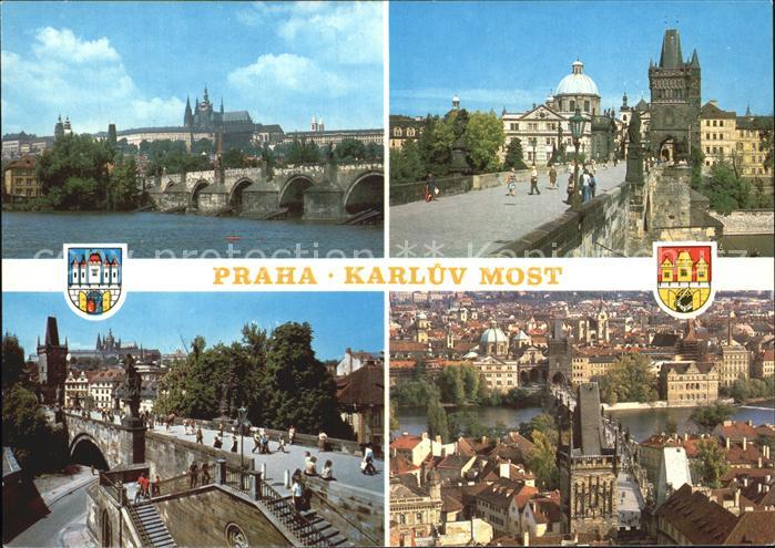 Prag Prahy Prague Burg Karlsbruecke