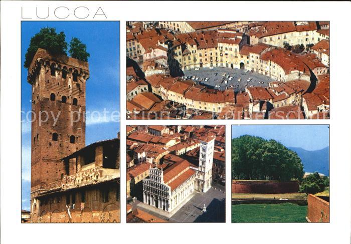 Lucca Fliegeraufnahme Turm Kirche