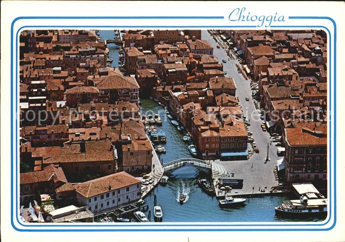 Chioggia Venetien Plaetzchen und Viogo Bruecke