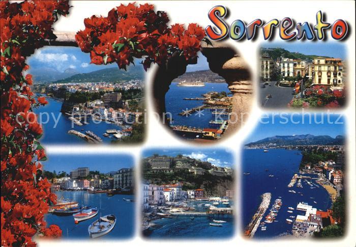 Sorrento Campania %fa Hafen Teilansichten