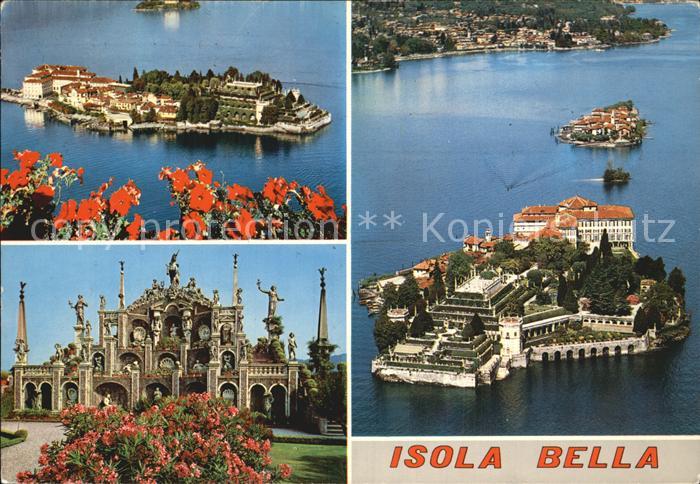 Isola Bella Lago Maggiore Fliegeraufnahme