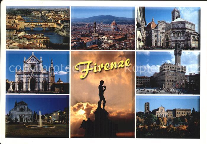 Firenze Florenz Kathedrale Franziskanerkirche Gesamtansicht