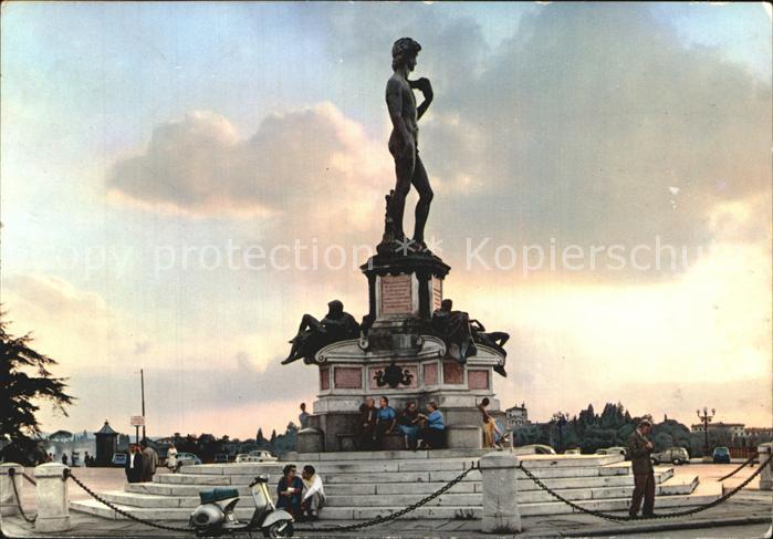 Firenze Florenz Michelangeloplatz Der David