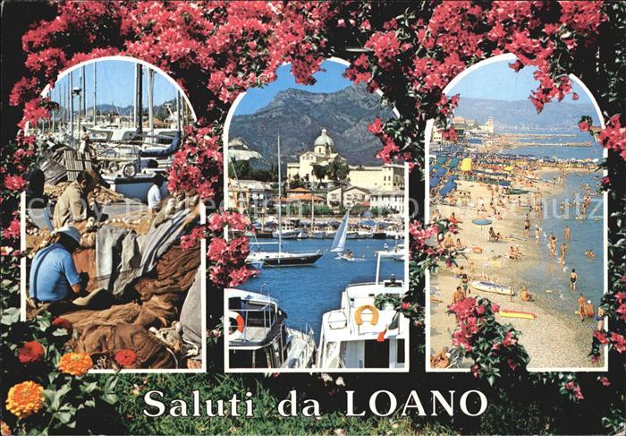 Loano Strand Hafen Fischer