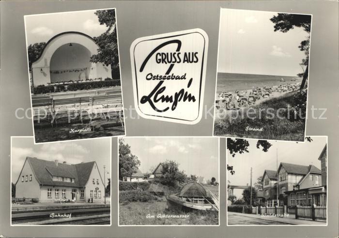 Zempin Strand Kurplatz Bahnhof Waldstrasse