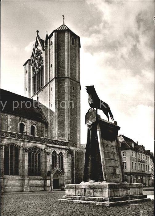 BRAUNSCHWEIG  CITY Dom Sankt Blasi Loewendenkmal