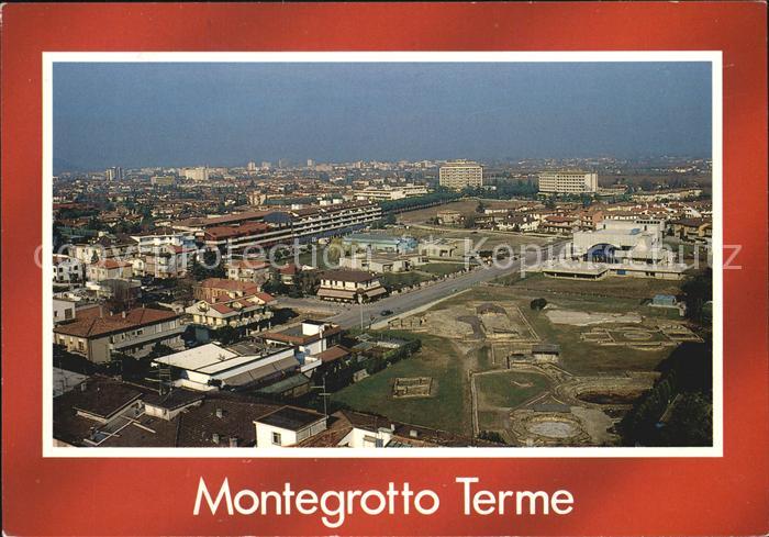 Montegrotto Terme Veduta panoramica con le terme Romane