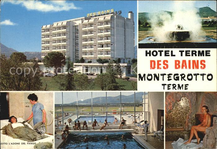 Montegrotto Terme Hotel Terme des Bains Fango Swimmingpool Sauna