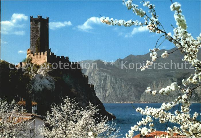 Malcesine Lago di Garda Il Castello Scaligero Primavera