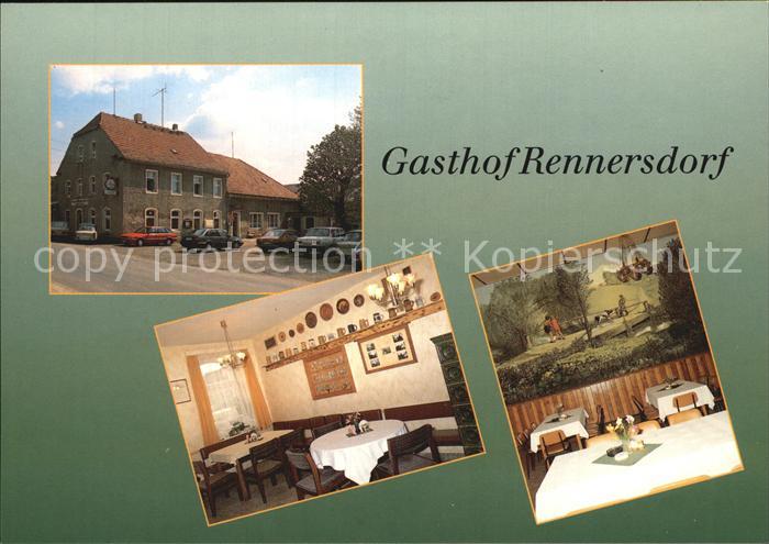 Rennersdorf-Neudoerfel Gasthof Rennersdorf Gastraum