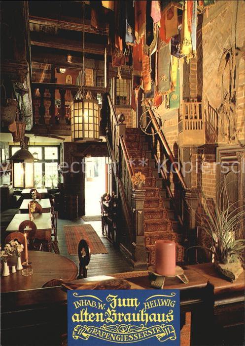 LueNEBURG  CITY Zum alten Brauhaus Gastraum