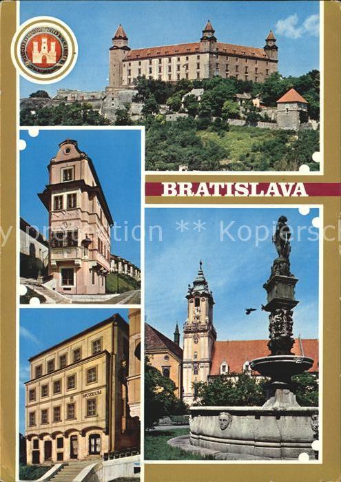 Bratislava Pressburg Pozsony Hrad narodna kulturna pamiatka Dom Muzeum Rolandova