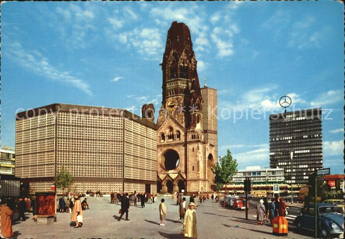 BERLIN  CITY Alten und neue Kaiser Wilhelm Gedaechtniskirche und Europa Center