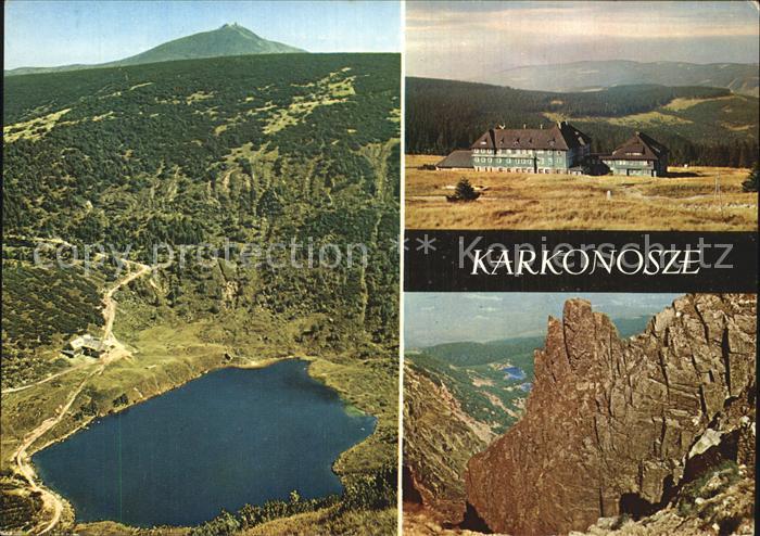 Karkonosze Maly Staw Schronisko PTTK na Hali Szrenickiej Sniezne Kotly