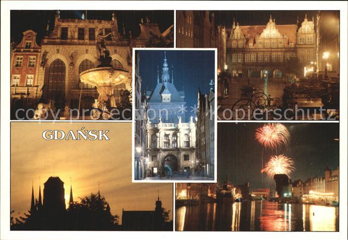 Gdansk Stare Miasto noca