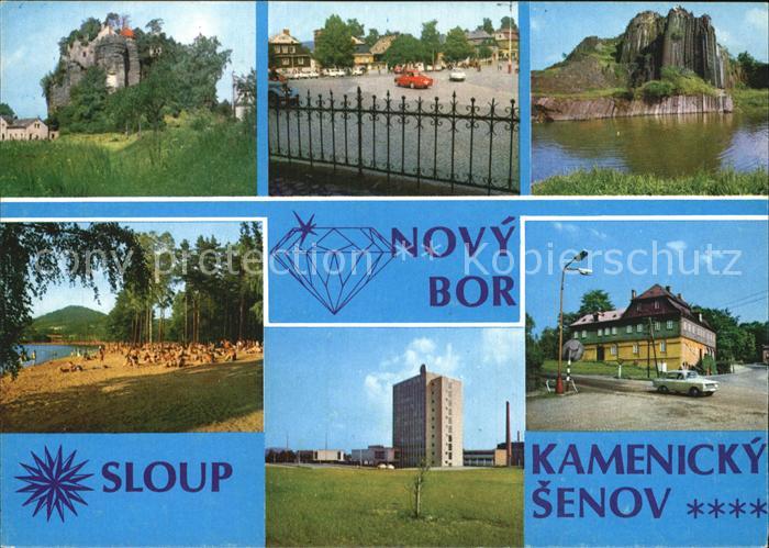 Sloup v Cechach Skalni hrad Koupaliste Novy Bor Strad mesta Boske sklo Kamenicky