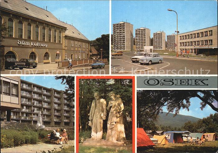 Ossegg Osek Namesti J Fucika Pamatnik obetem katastrofy na dole Nelson Nova vyst