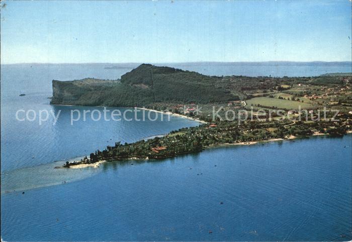 Manerba del Garda La Rocca vista dall aereo