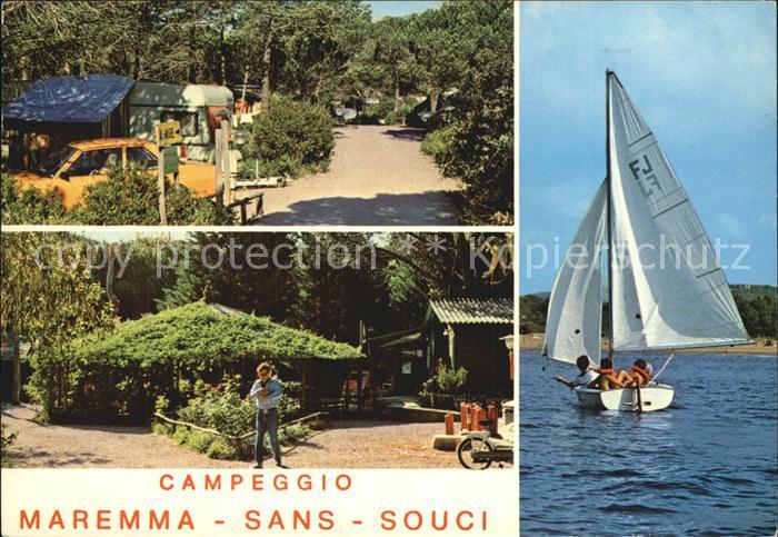 Castiglione della Pescaia Campeggo Maremma Segelboot