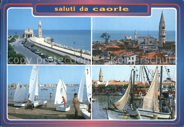 Caorle Venezia Hafenpartien Promenade