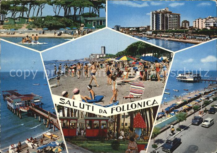 Follonica Strandpartien Seebruecke Promenade Hotels