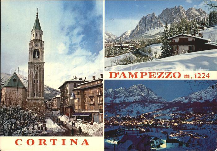 Cortina d Ampezzo Kirche Teilansicht Total