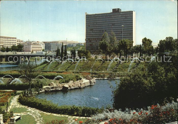 Roma Rom Lago dell EUR e Palazzo ENL