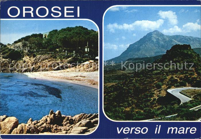Orosei Cala Merzellinu Il monte Tuttavista