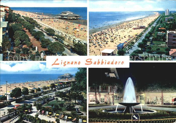 Lignano Sabbiadoro Spiaggia Lungomare Fontaene