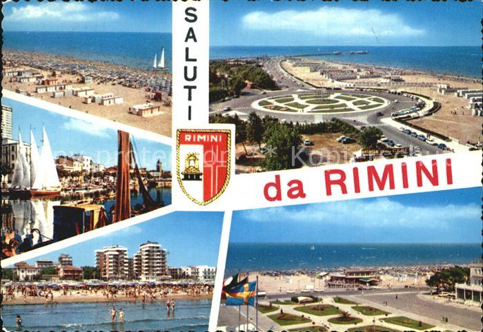 Rimini Veduta aerea Spiaggia Il porto