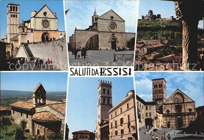 Assisi Umbria Kirchen Schloesser