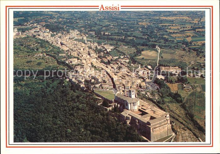 Assisi Umbria Panorama dall aereo