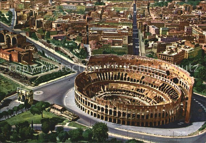 Roma Rom Il Colosseo Veduta aerea