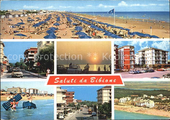 Bibione La spiaggia Tramonto a Pineda e vedute del Lido del Sole