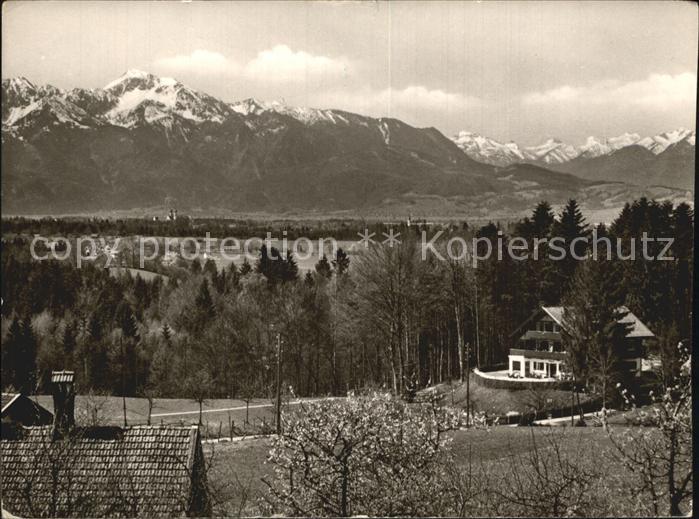 Bad Heilbrunn Cafe Waldrast mit Alpenpanorama