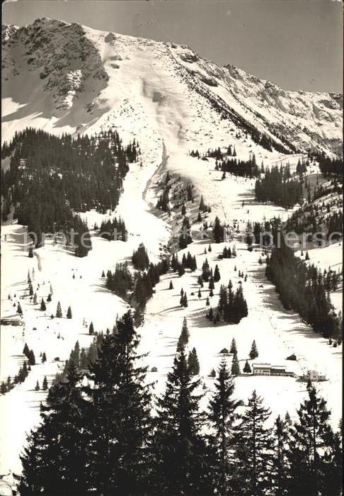 Oberjoch Skigelaende am Iseler