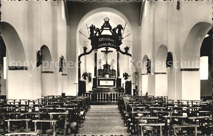 Cherain Eglise romane intern