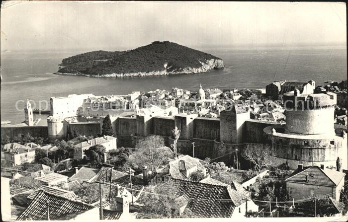 Dubrovnik Ragusa Fliegeraufnahme