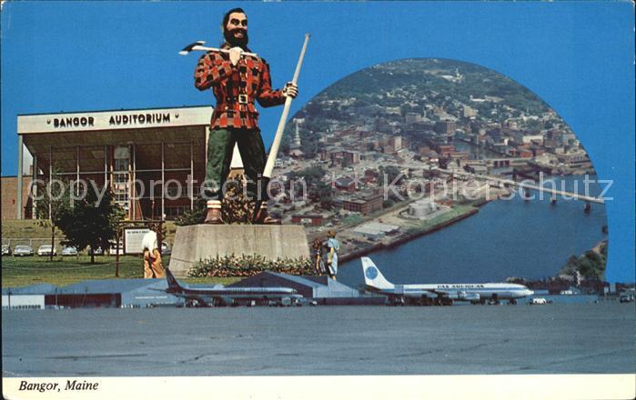 Bangor Maine Auditorim Flughafen Bruechenpartie