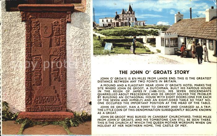 Caithness Sutherland The John O`Groats Story Grave