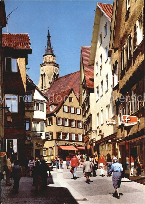 TueBINGEN BW 500 Jahre Eberhard Karls Universitaet Neckargasse und Stiftskirche