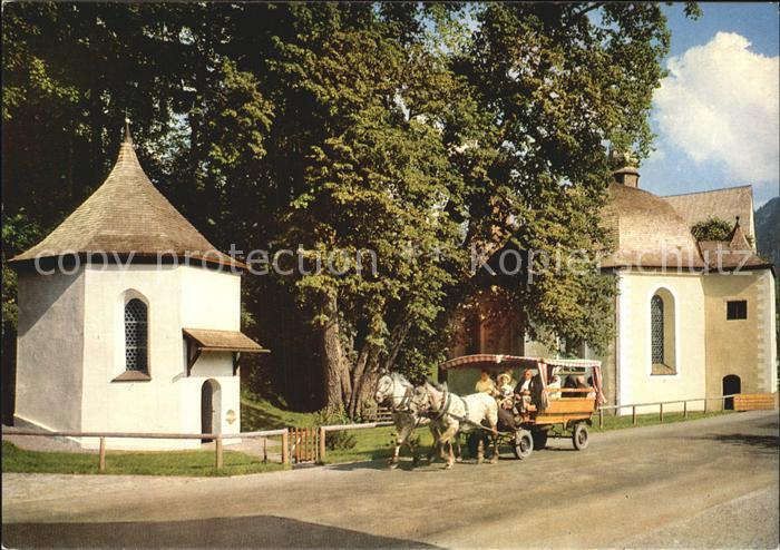Oberstdorf Loretto Kapelle mit Stellwagen
